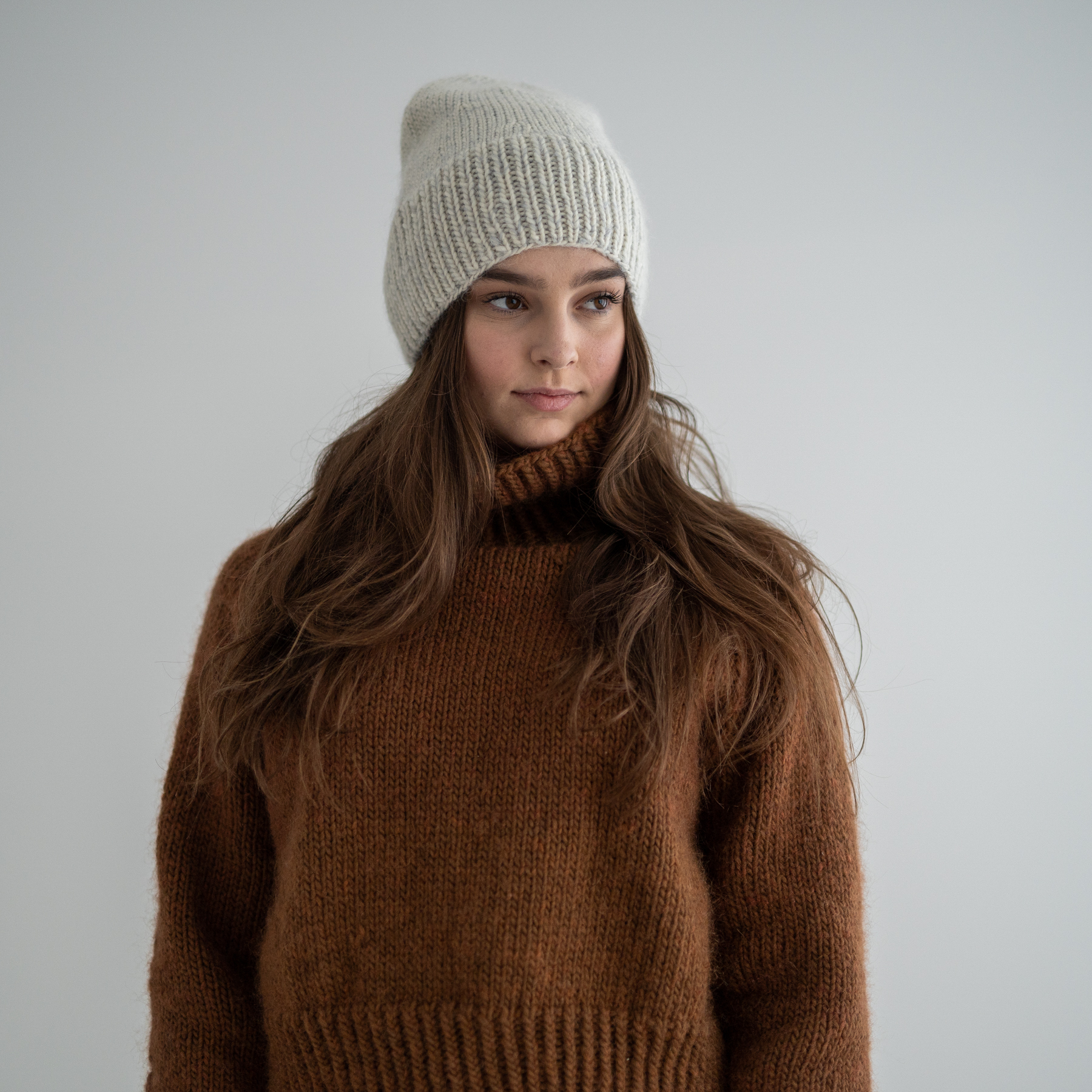 lue til dame strikkeoppskrift