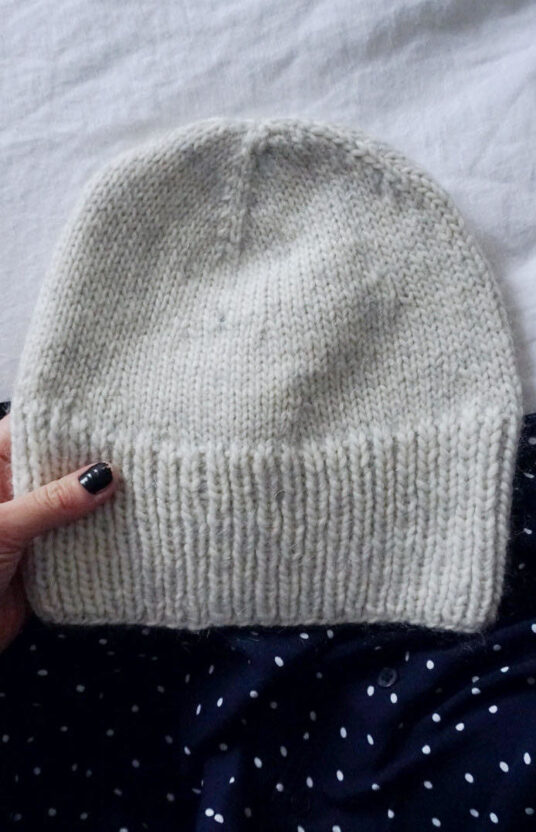 simple knitting pattern hat