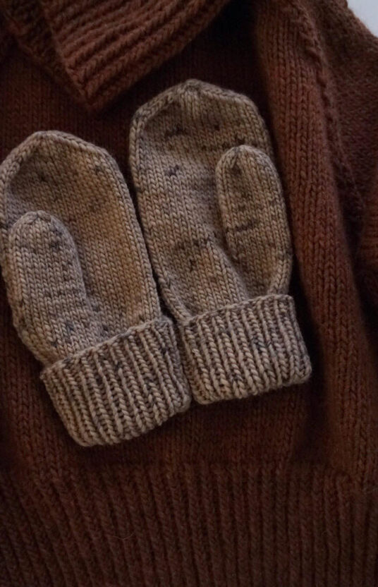 easy knitting pattern mittens