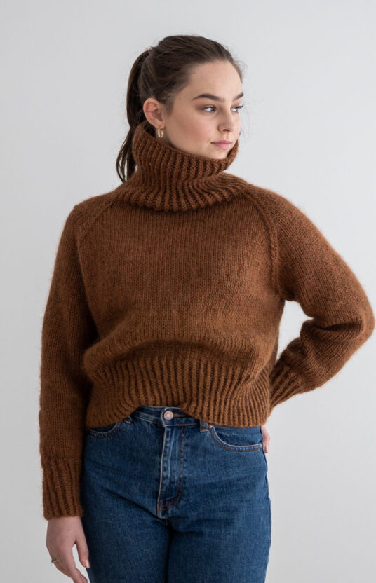 turtleneck sweater knit pattern