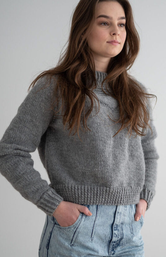 knit pattern easy sweater women
