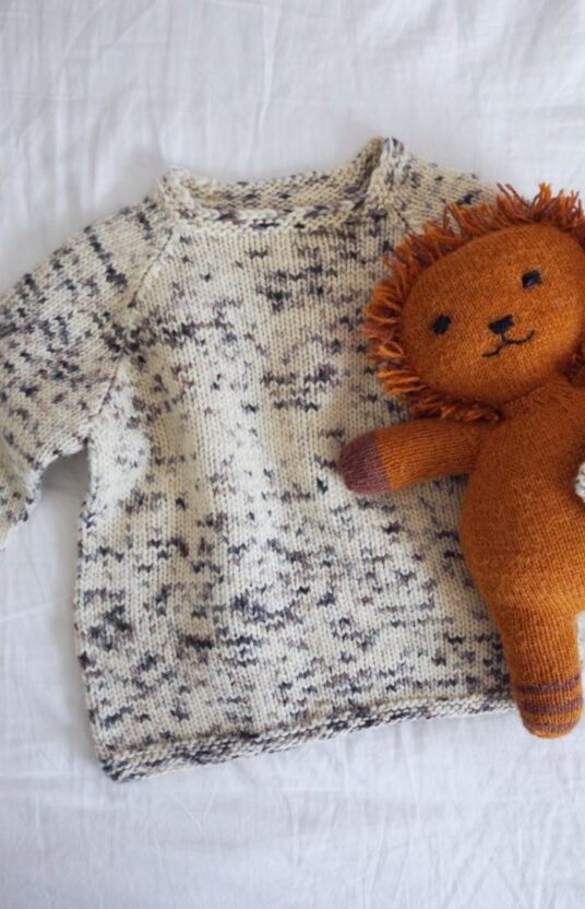 strikkeoppskrift løve kosedyr