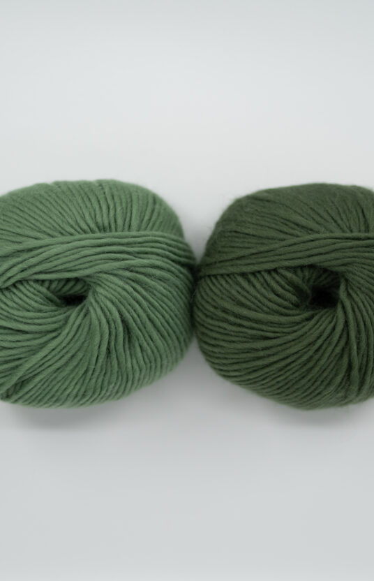 olive green yarn