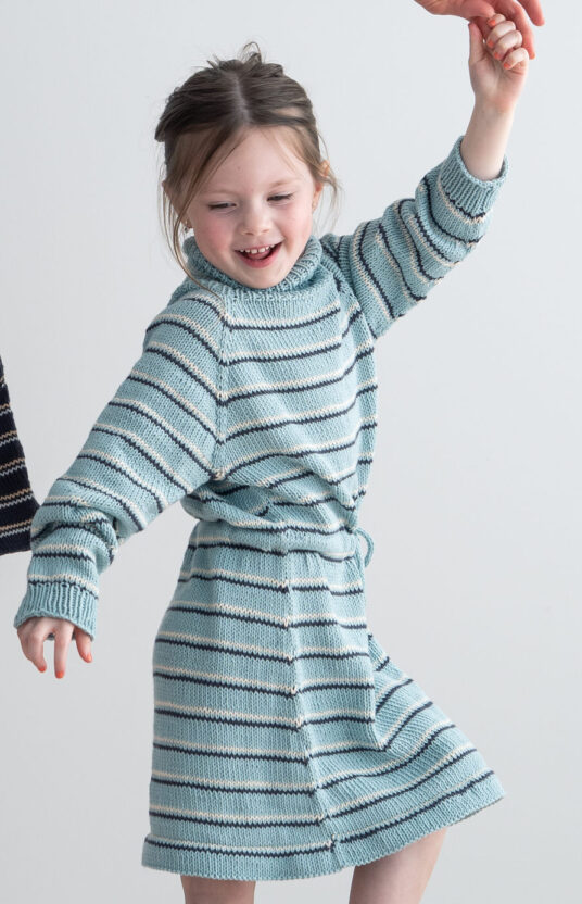 strikkekjole til barn