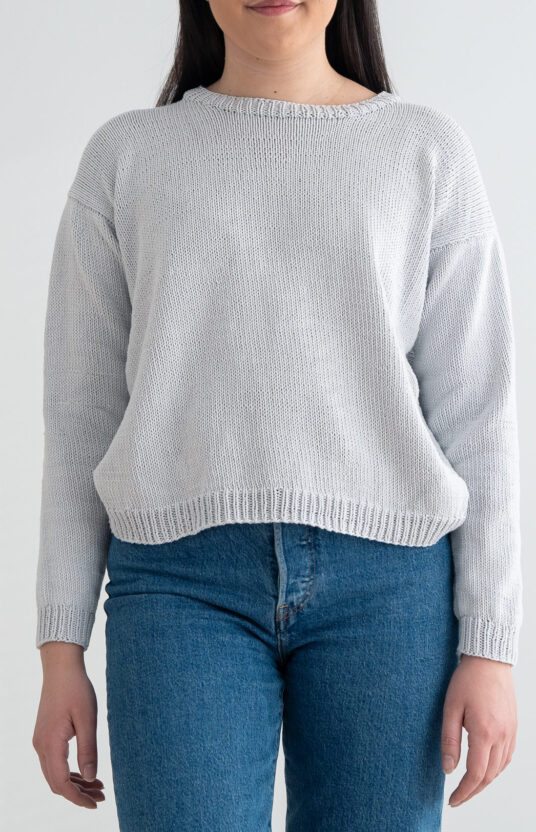 enkel genser dame oppskrift