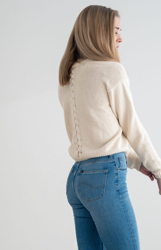 genser flettestrikk dame