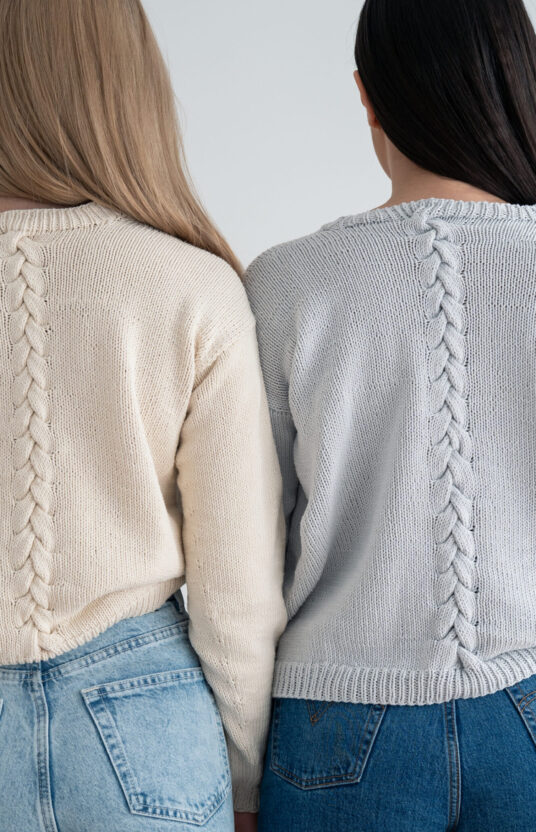 strikkegenser til dame