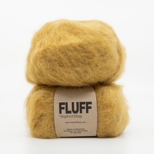 autumn yellow mohair yarn
