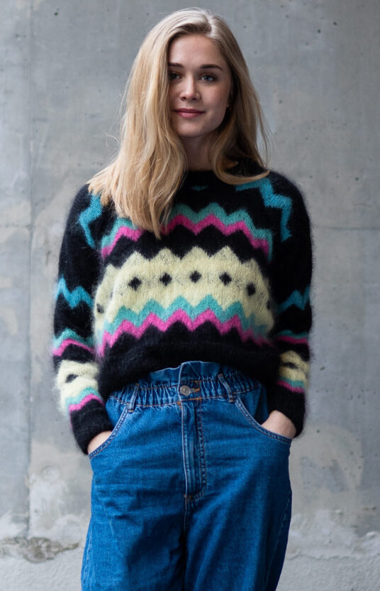 80s sweater mohair knitting pattern