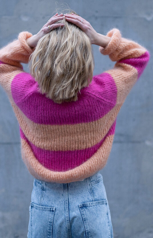 enkel stripegenser dame