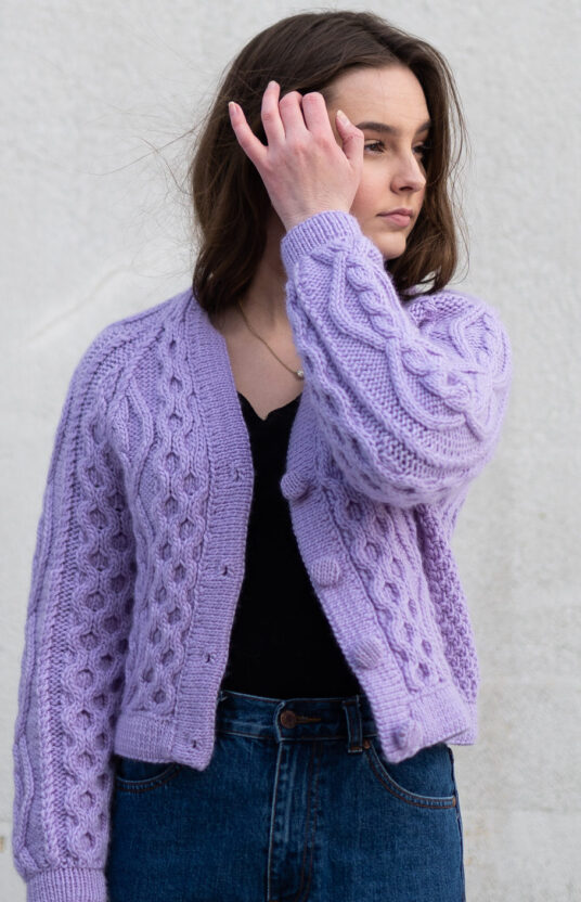 strikkejakke dame oppskrift