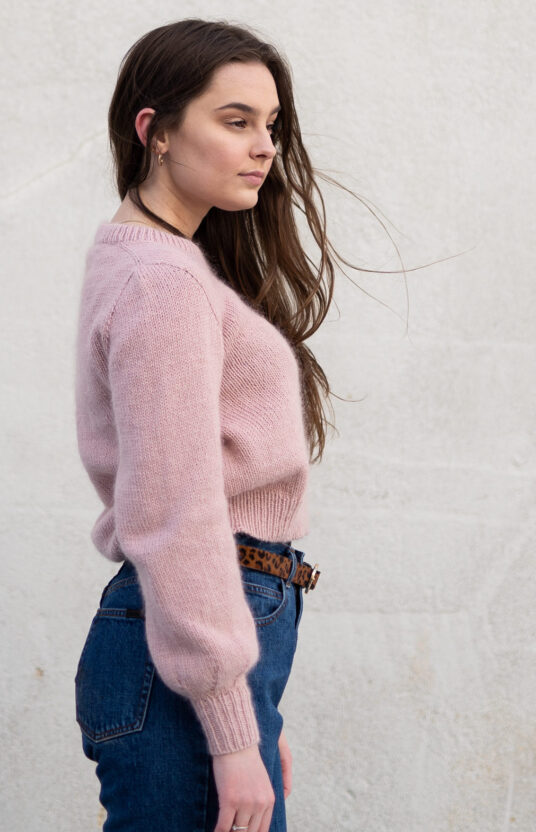 strikkemønster til dame genser