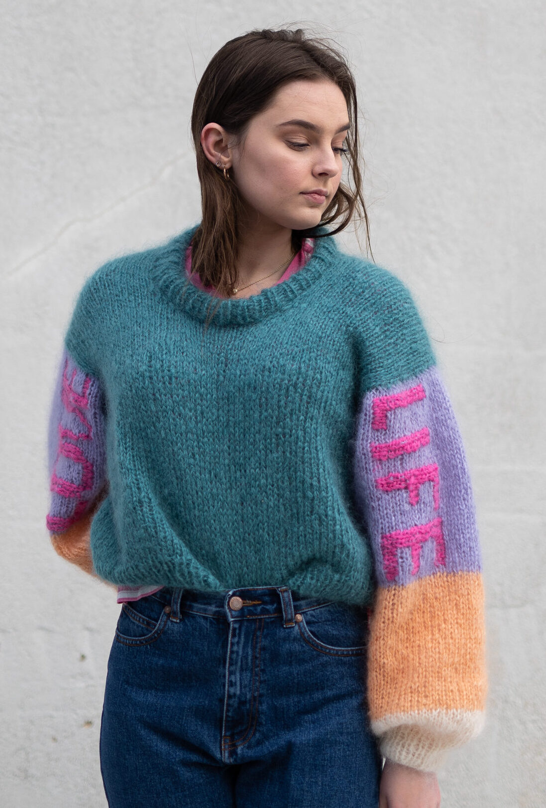 28871-80s-Child-genser-kit-18 - HipKnitShop strikkeoppskrift enkel genser dame 80talls mohair strikk