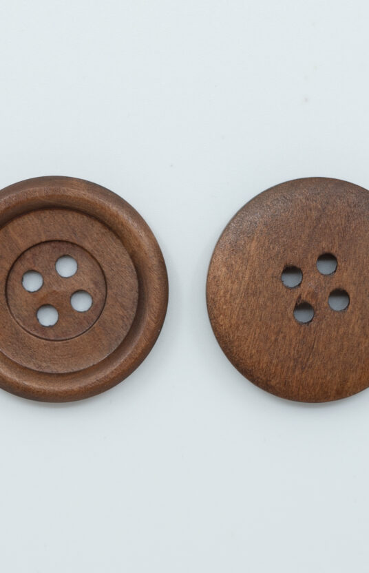 large wood button