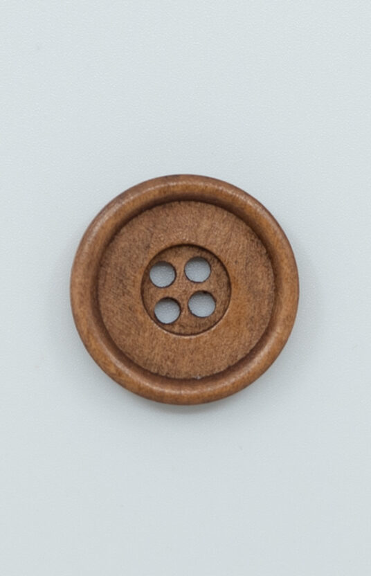 dark wood button