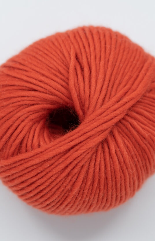 sharp red yarn