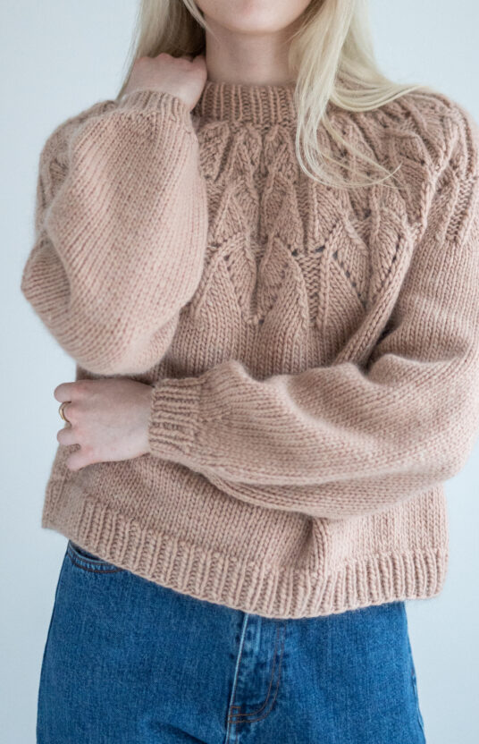 Ovidia genser strikkeoppskrift