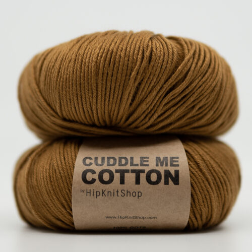 cotton yarn ochre colored