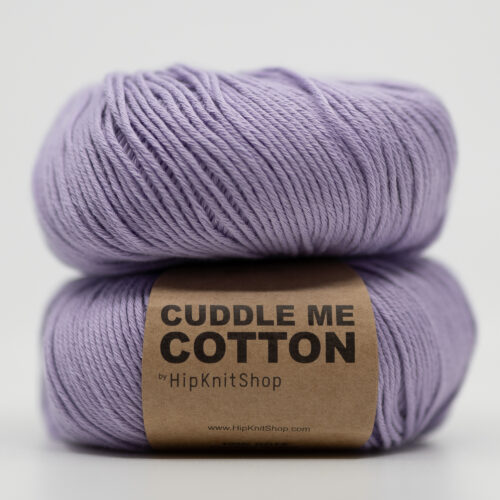 Pastel lilac yarn, cotton yarn for summer knitting. Yarn cotton organic eco-friendly yarn. Online store yarn summer cotton GOTS yarn