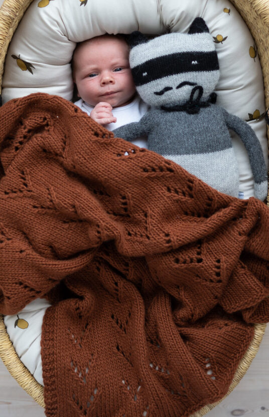 babypledd strikkeoppskrift for nybegynnere