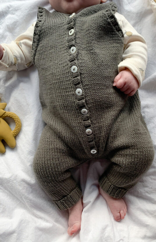 knitting pattern baby romper