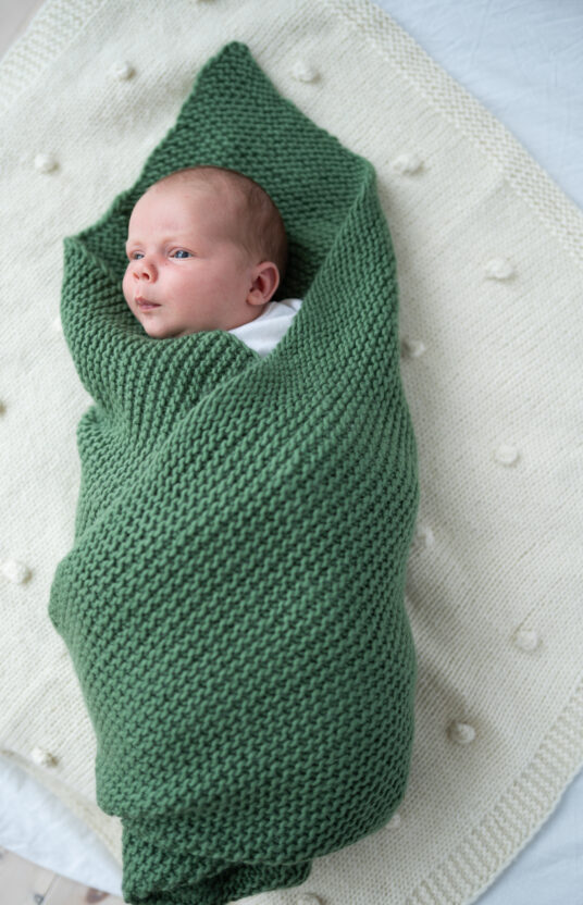 babystrikk pledd 2020-8