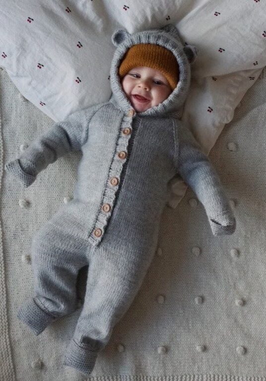 heldress baby strikk mønster