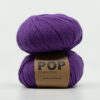 purple merino yarn pop