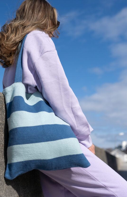 strikkeoppskrift veske