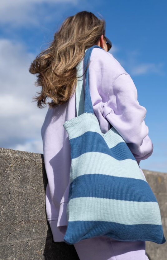 strikkeoppskrift bag