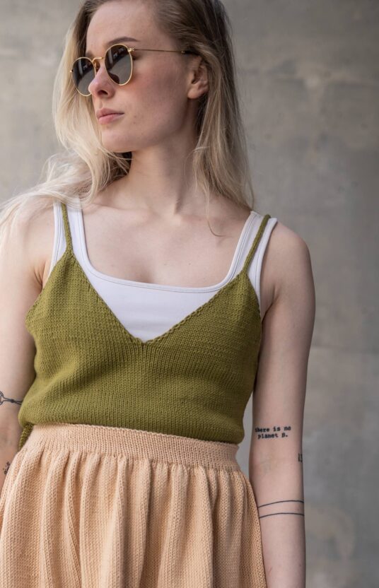 knitting pattern summer top