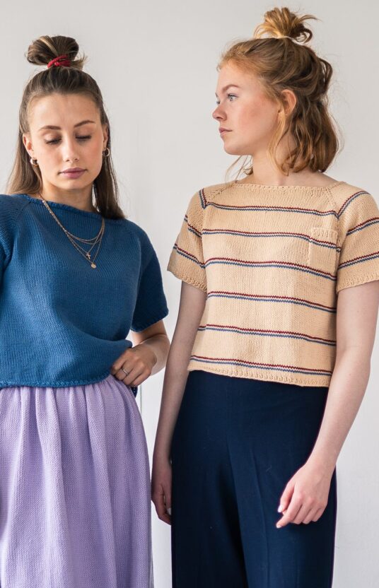 strikkeoppskrift t skjorte i bomull