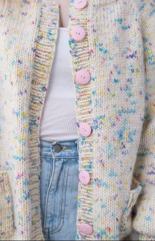 strikket sommerjakke dame