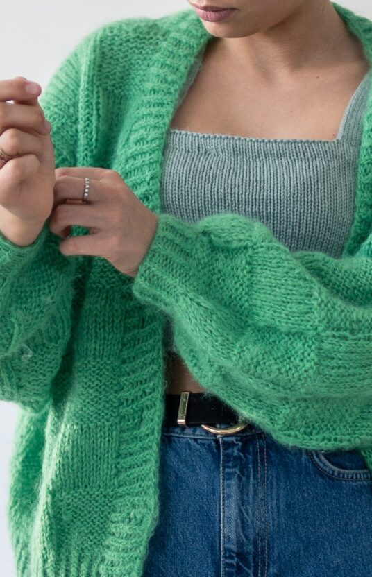 strikkejakke dame oppskrift