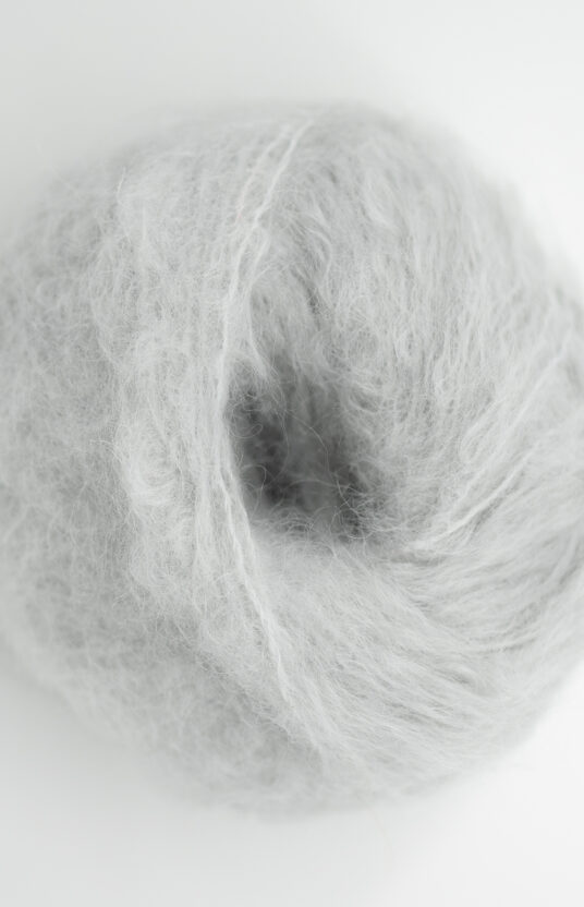 lys grå mohair