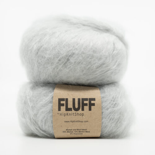 light gray mohair yarn