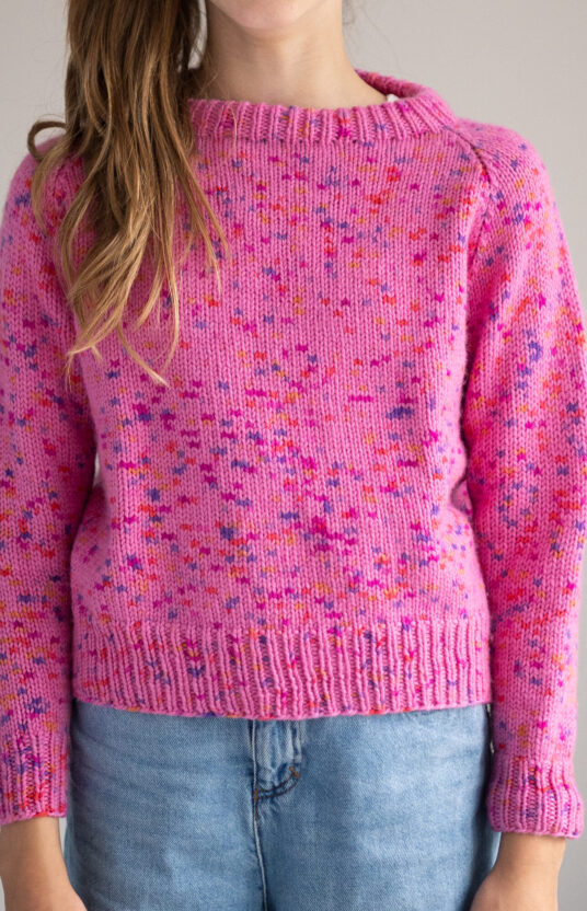simple raglan sweater kids
