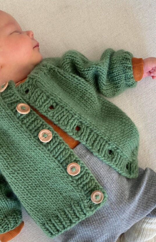 baby knitted jacket
