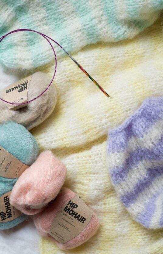enkel mohair genser oppskrift