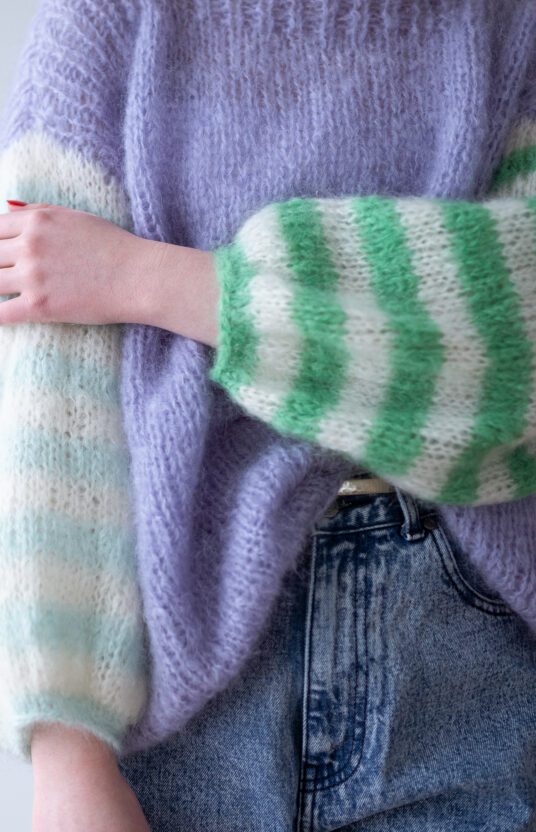 stripe sweater women pattern