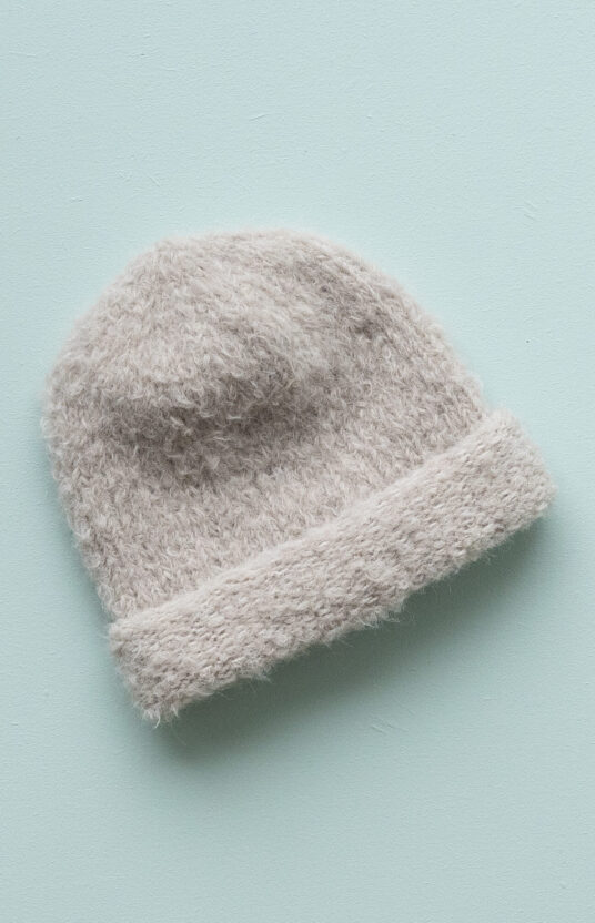 enkel lue strikkeoppskrift