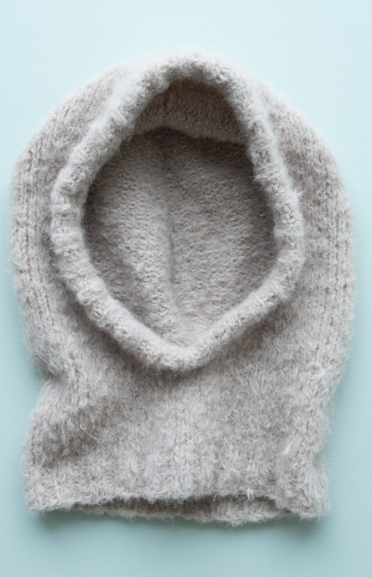 hoodie strikkeoppskrift