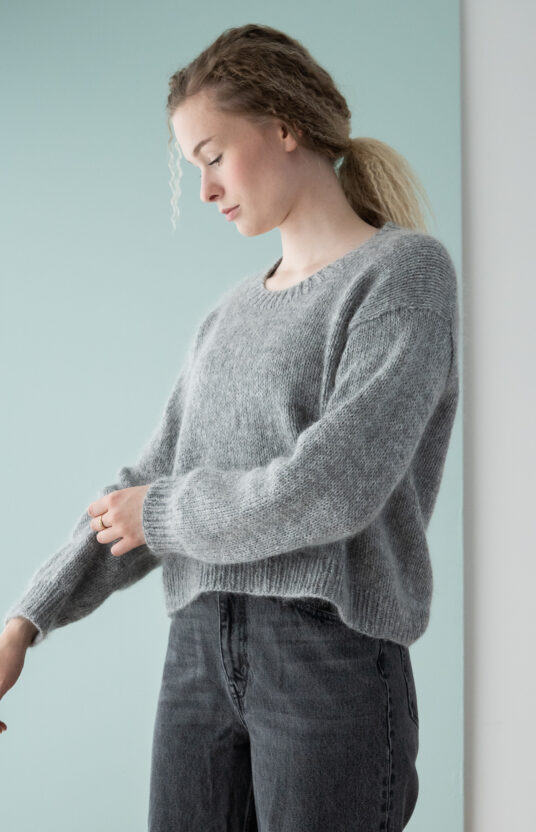 hverdagsgenser dame strikkeoppskrift