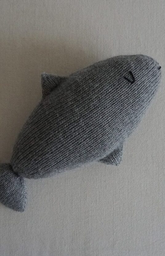 86632-Mr-Fishy-kit-1 - HipKnitShop knitting patterns fish stuffed animals