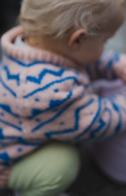 genser mønster barn strikkeoppskrift