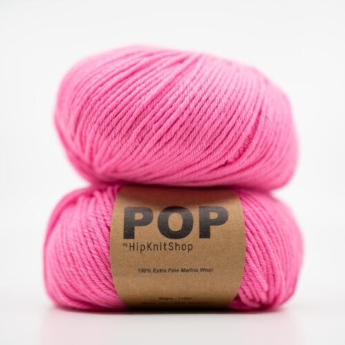 Neon Pink Yarn Pop Merino