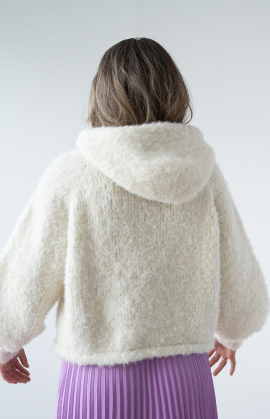 hoodie women knitting pattern