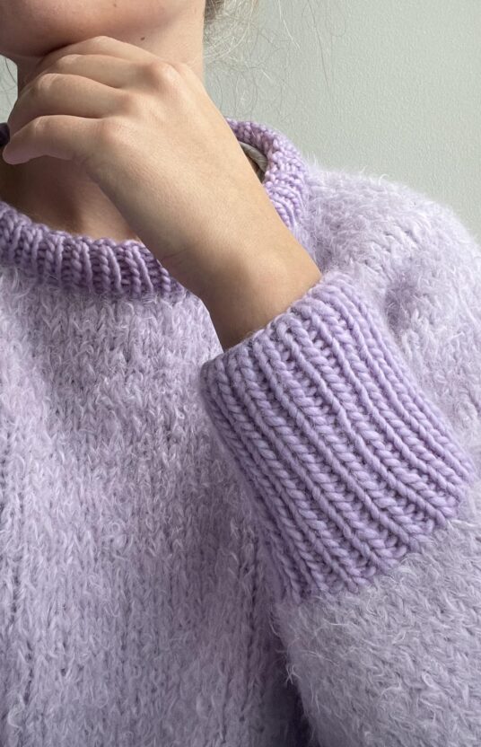 strikkegenser for nybegynner mønster