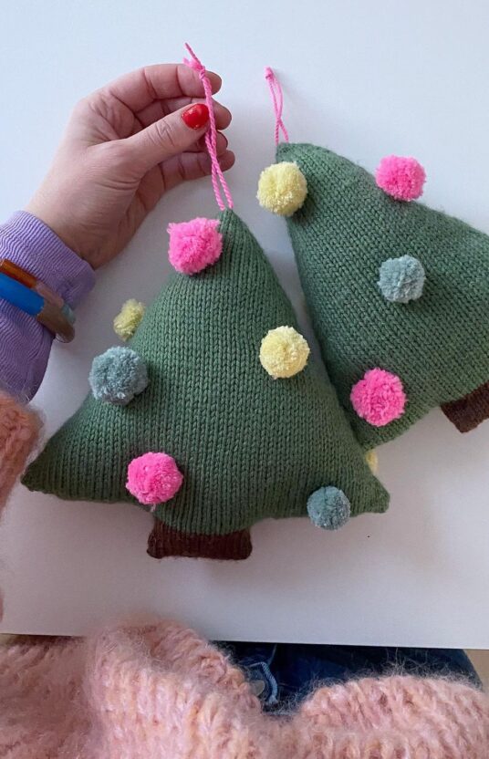 juletre strikkeoppskrift