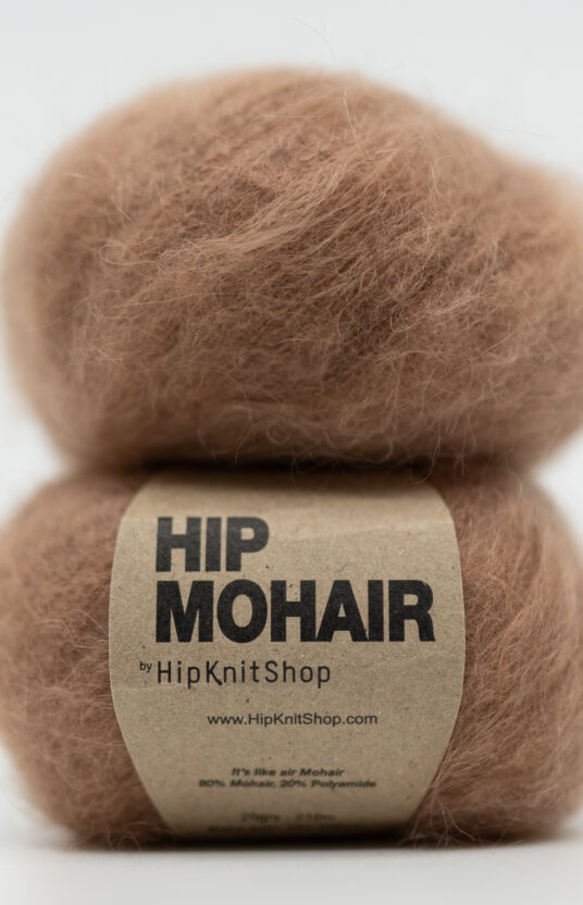 nøttebrun hip mohair